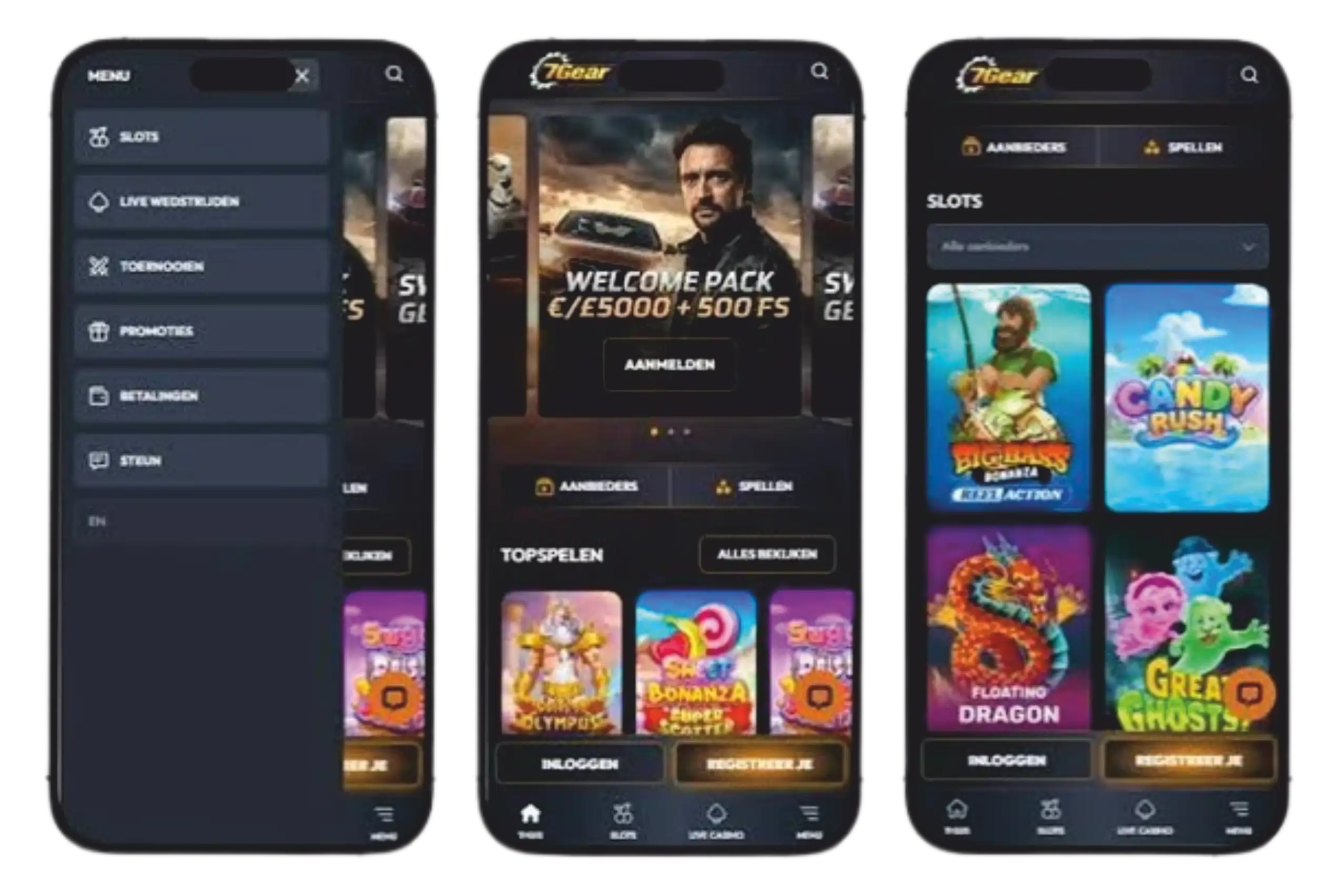 7Gear Casino App Screenshot